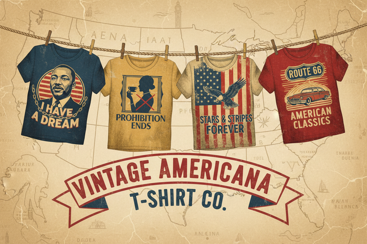 Americana & Culture chez T-shirt Vintage Factory