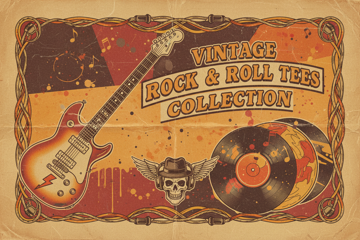 Rock & Musique chez T-shirt Vintage Factory