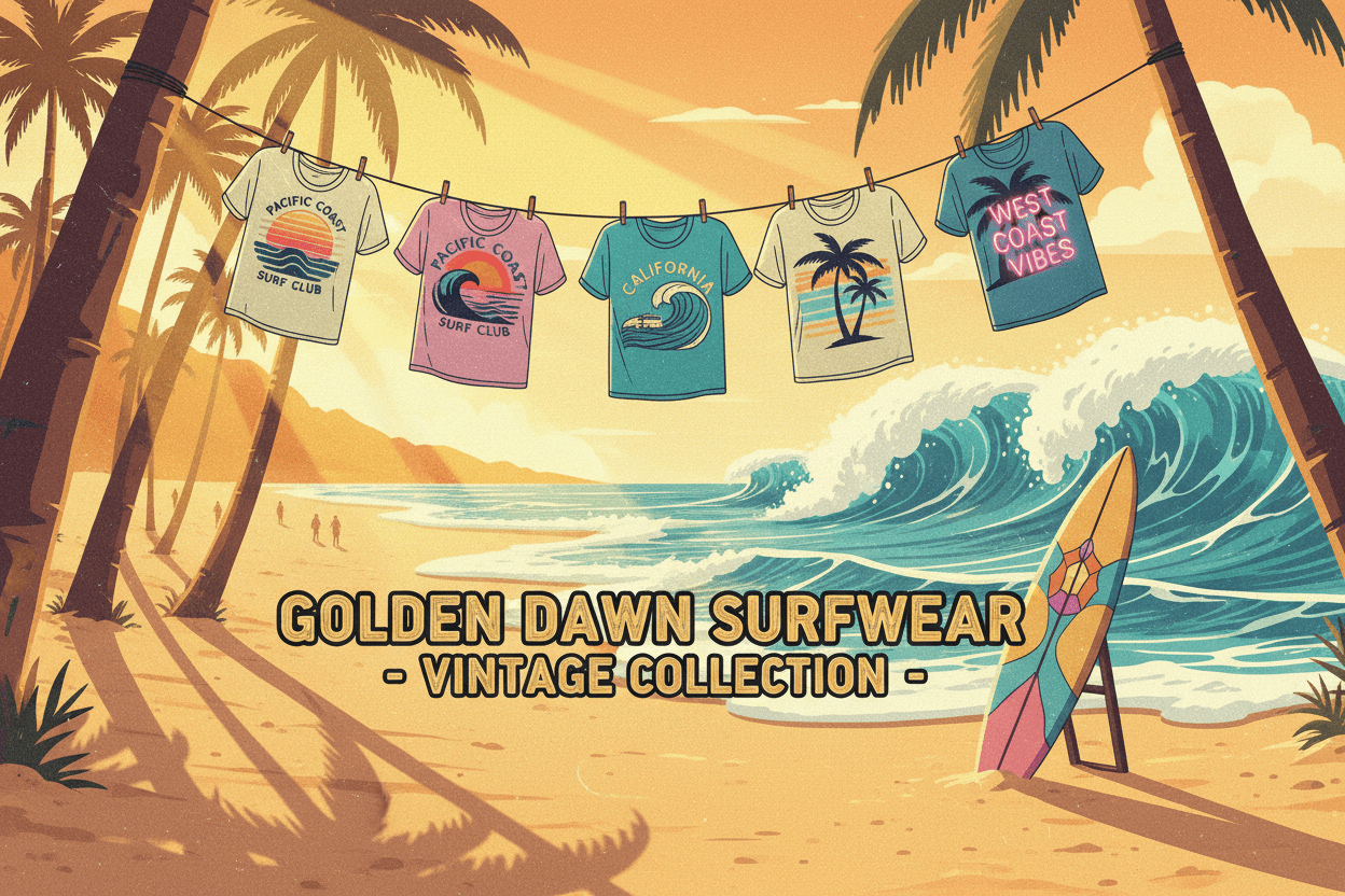 Surf & West Coast - Tshirt Vintage Factory