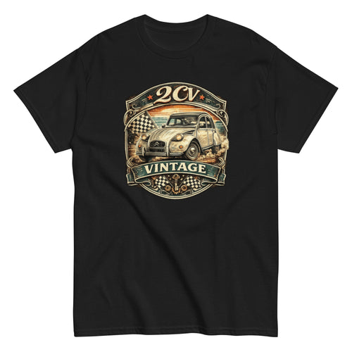 T-shirt 2CV Vintage - Tshirt Vintage Factory