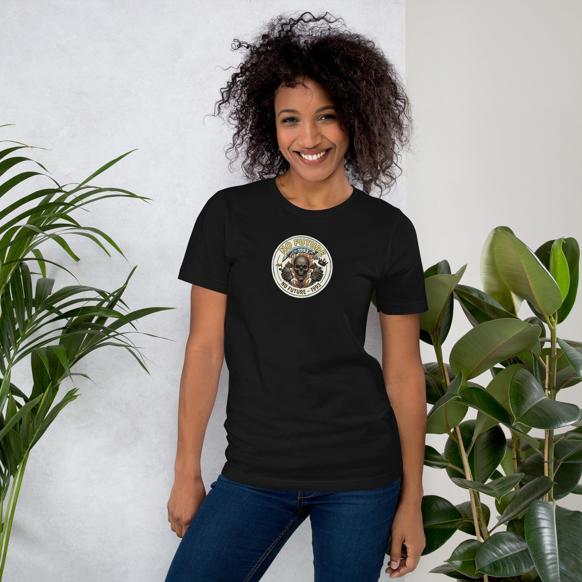 T-shirt "No Future" : L'Insigne de la Révolte - Tshirt Vintage Factory