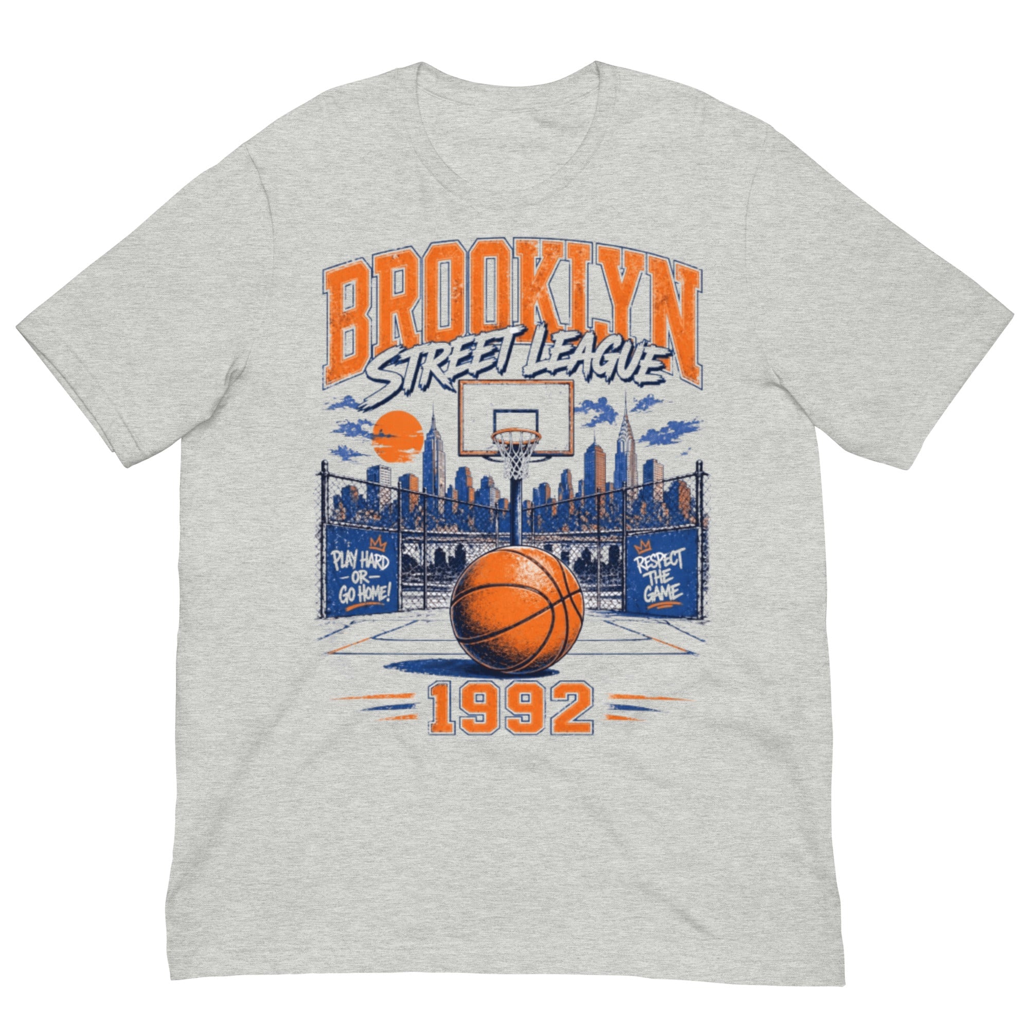 T-shirt unisexe Brooklyn Street League 1992 : Le Roi du Playground - Tshirt Vintage Factory