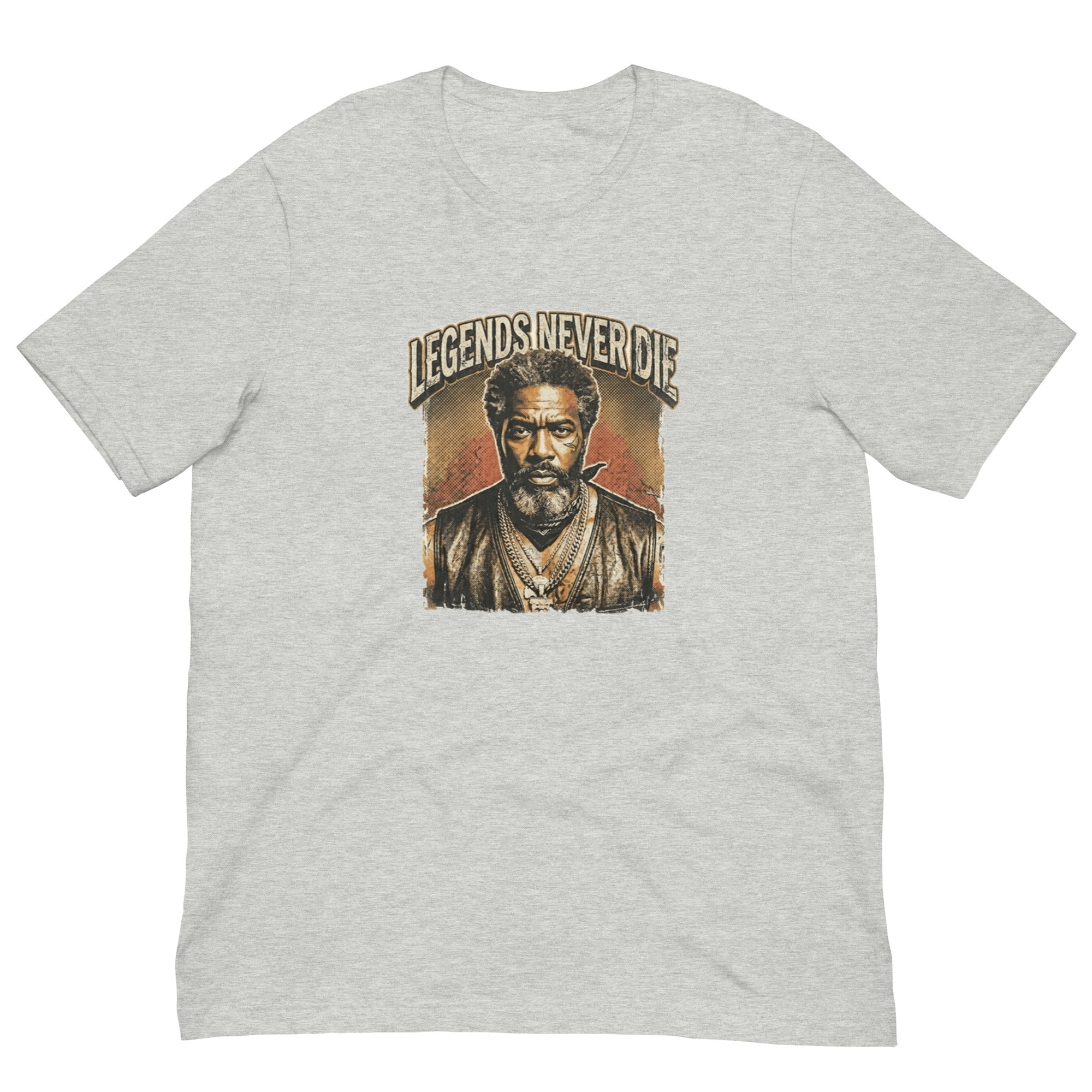 T-shirt unisexe Légende Never Die : L’Empreinte de l’Immortalité - Tshirt Vintage Factory