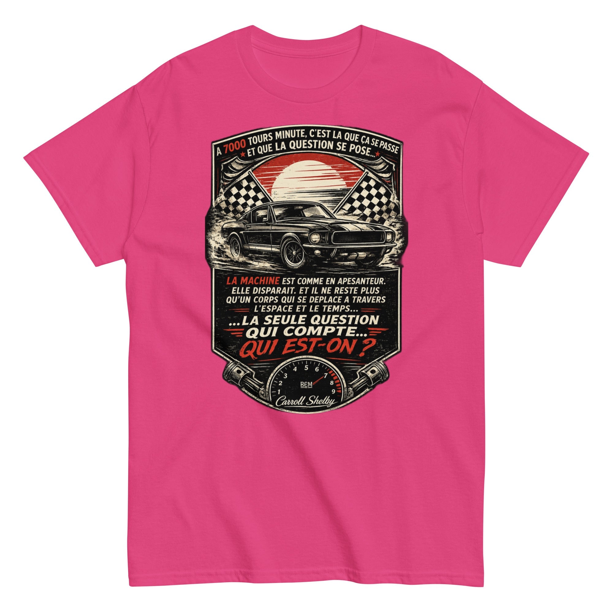 t-shirt vintage “À 7000 tours minute…” - Tshirt Vintage Factory