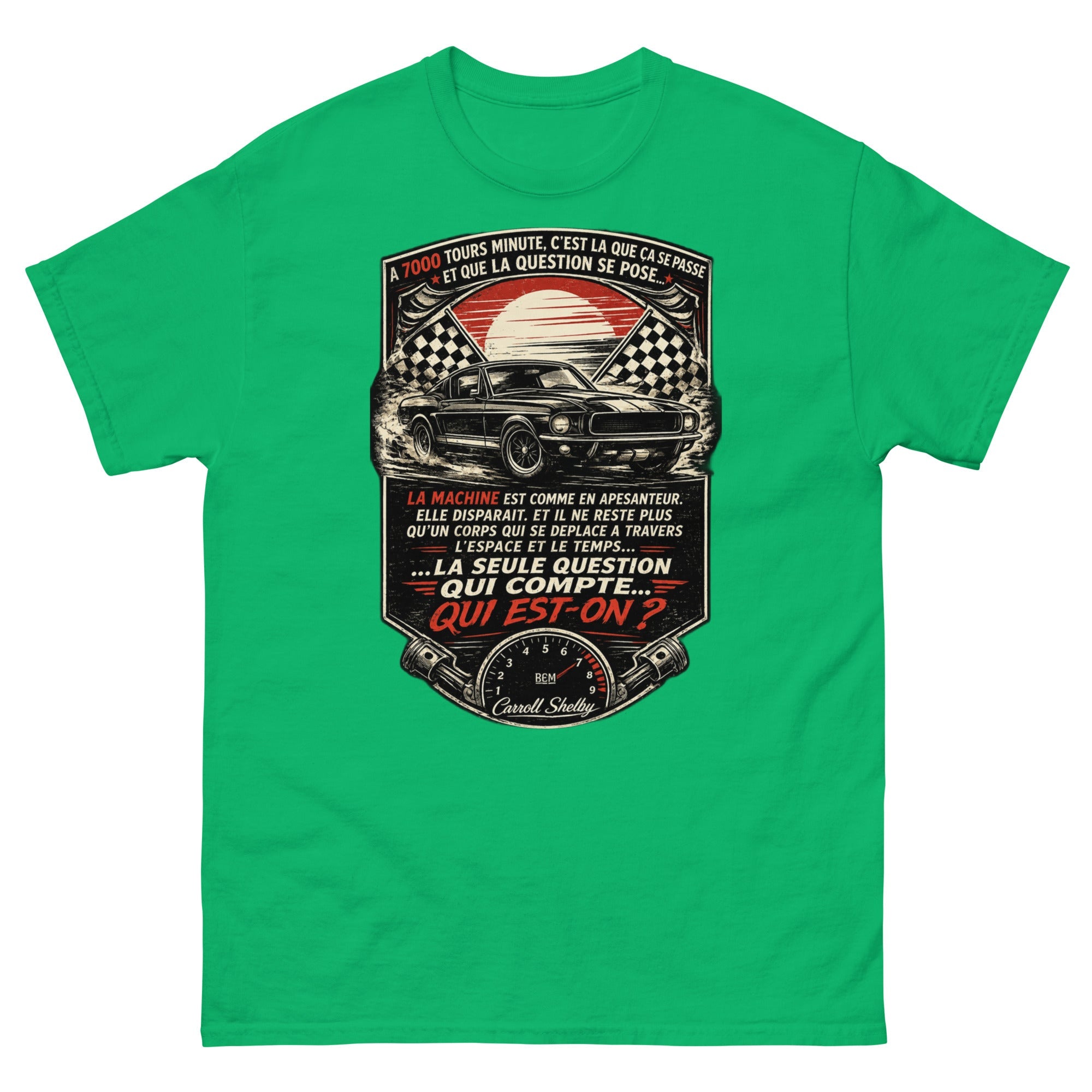 t-shirt vintage “À 7000 tours minute…” - Tshirt Vintage Factory