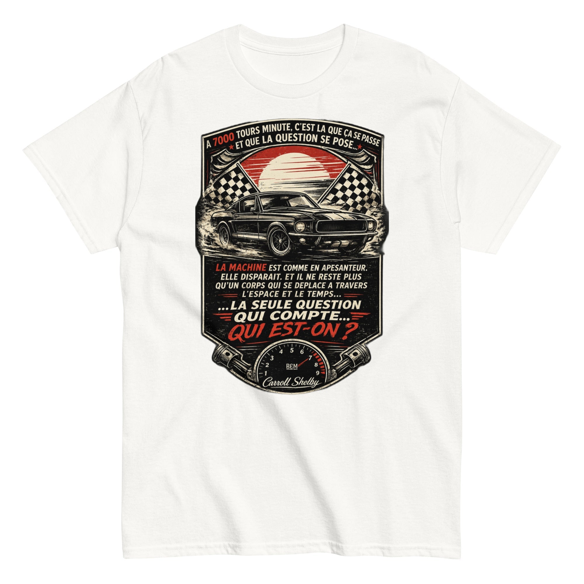 t-shirt vintage “À 7000 tours minute…” - Tshirt Vintage Factory