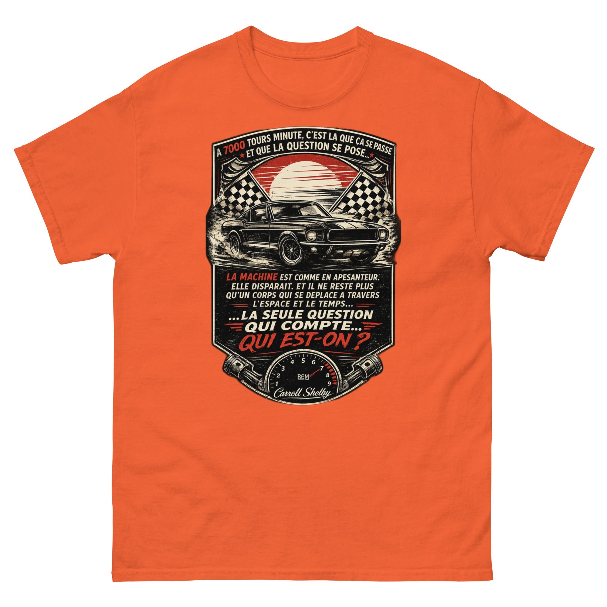 t-shirt vintage “À 7000 tours minute…” - Tshirt Vintage Factory