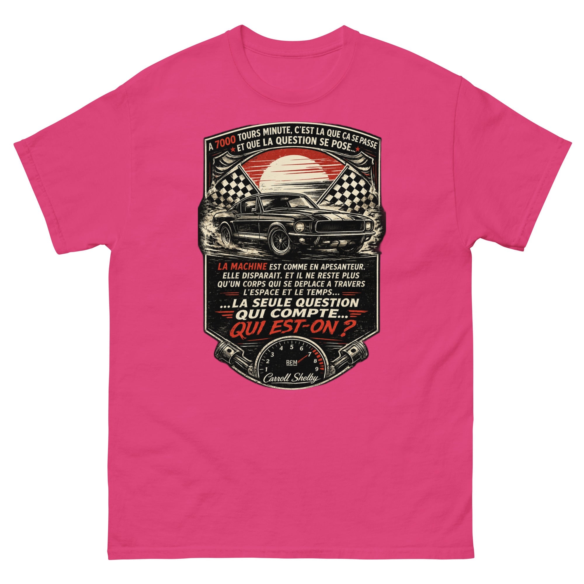 t-shirt vintage “À 7000 tours minute…” - Tshirt Vintage Factory