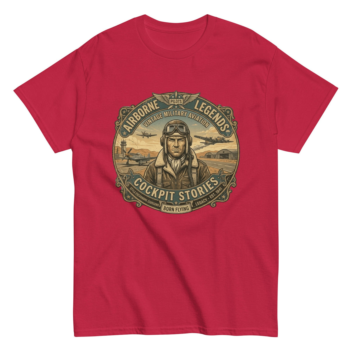 T-Shirt Vintage Airborne Legends - Tshirt Vintage Factory