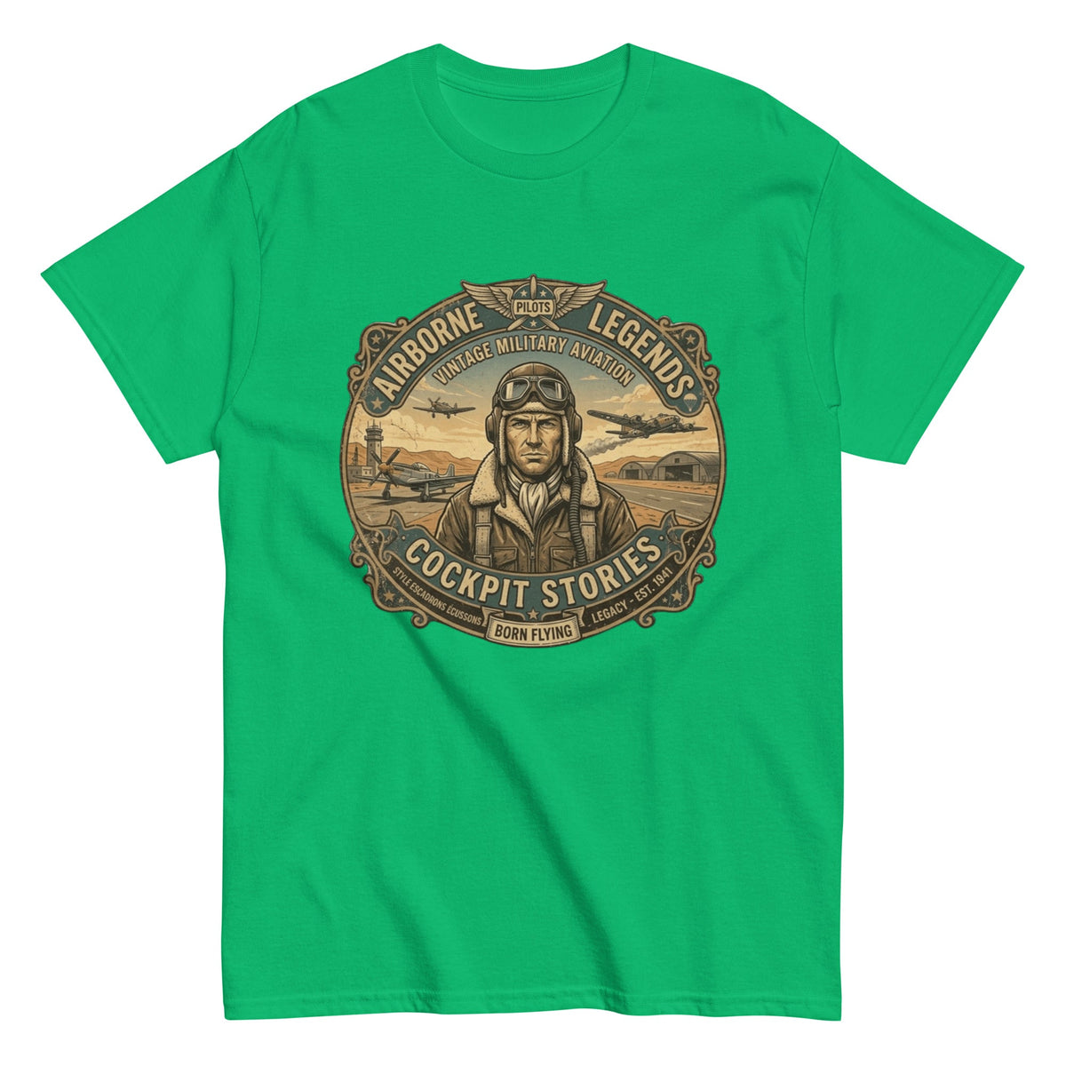 T-Shirt Vintage Airborne Legends - Tshirt Vintage Factory