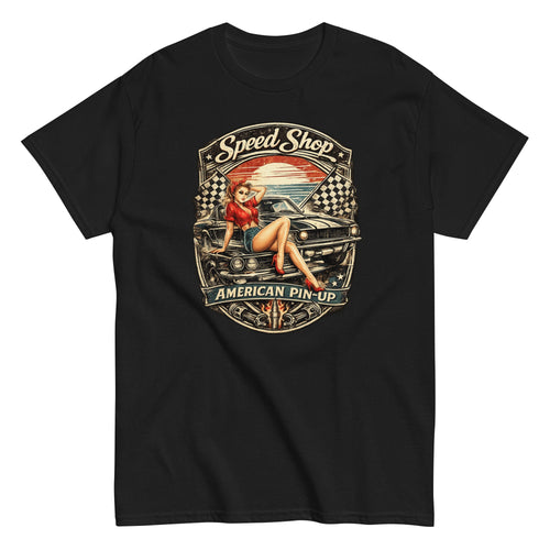 T-shirt vintage American Pin-up - Tshirt Vintage Factory