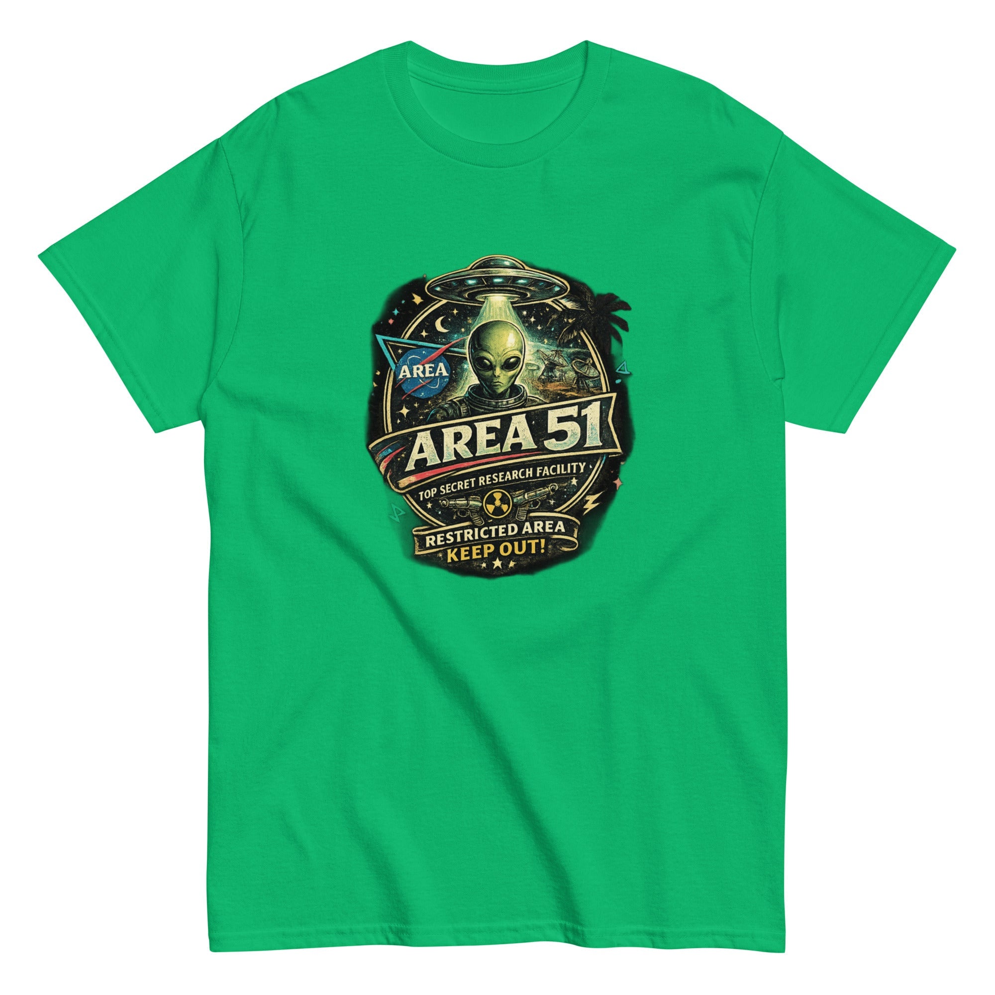 T-Shirt Vintage Area 51 – Top Secret Restricted Area - Tshirt Vintage Factory