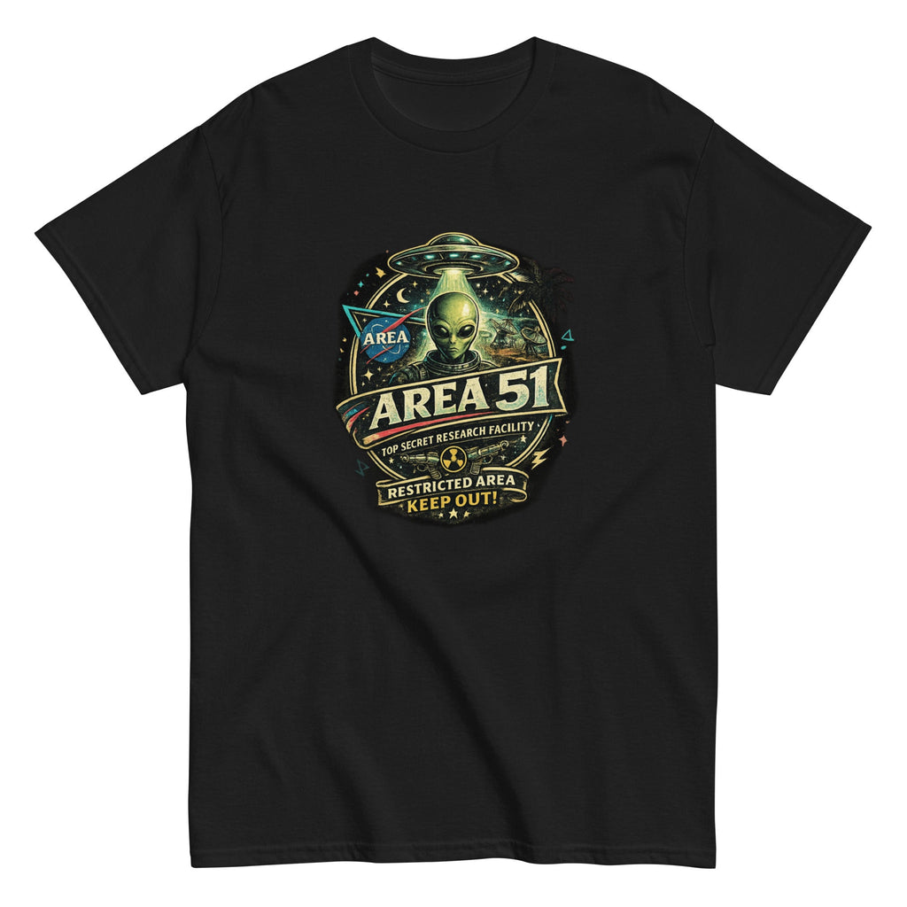 T-Shirt Vintage Area 51 – Top Secret Restricted Area - Tshirt Vintage Factory