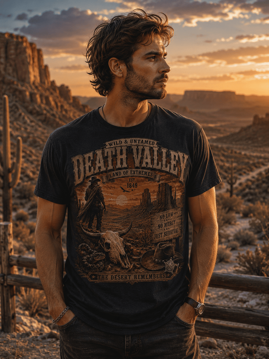 t-shirt vintage “Death Valley” - Tshirt Vintage Factory