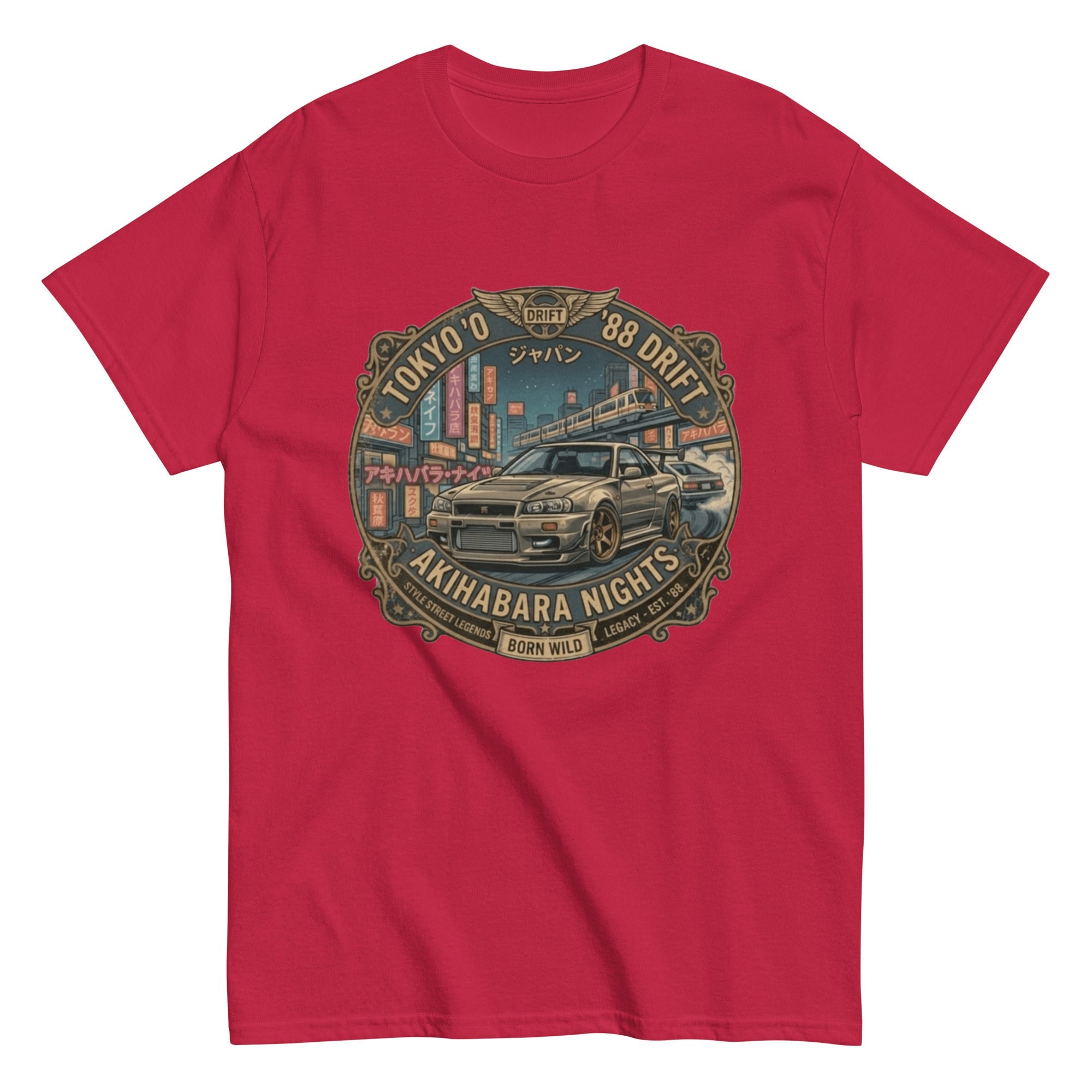T-Shirt Vintage drift Tokyo 1988 - Tshirt Vintage Factory