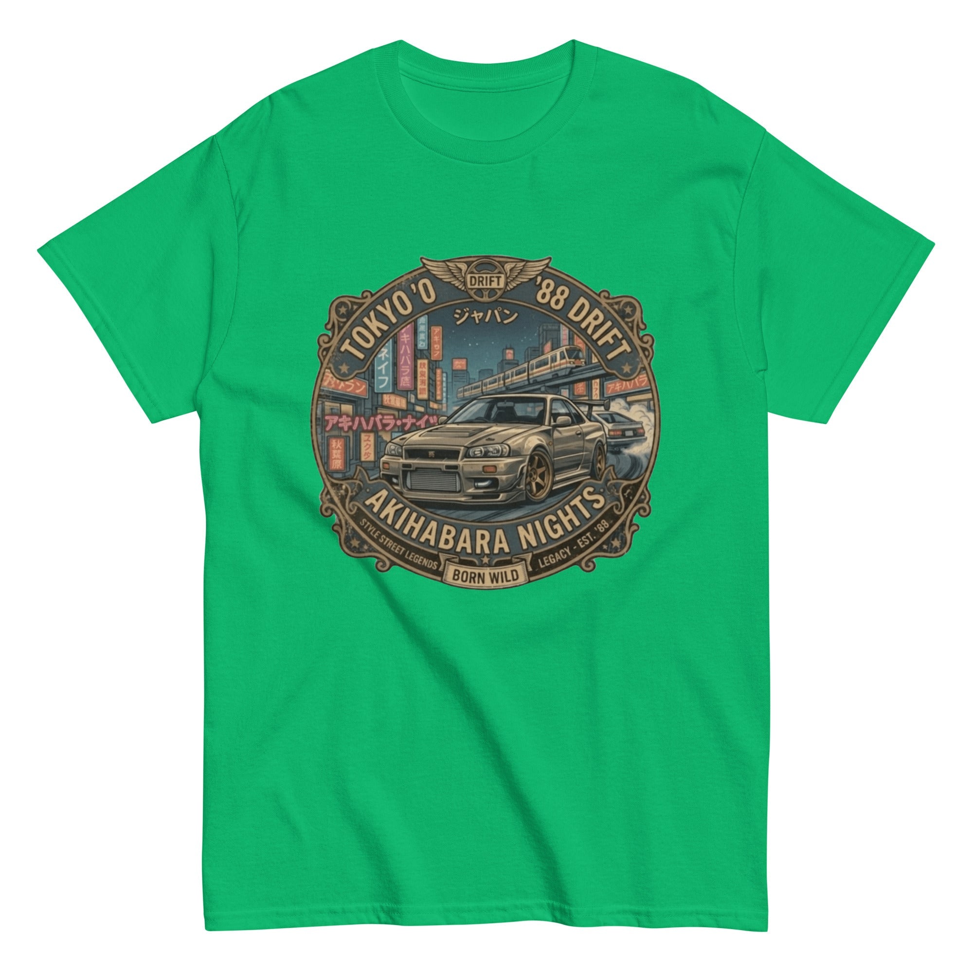 T-Shirt Vintage drift Tokyo 1988 - Tshirt Vintage Factory