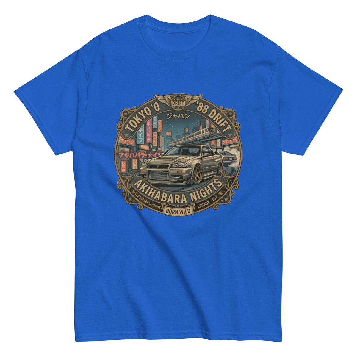T-Shirt Vintage drift Tokyo 1988 - Tshirt Vintage Factory