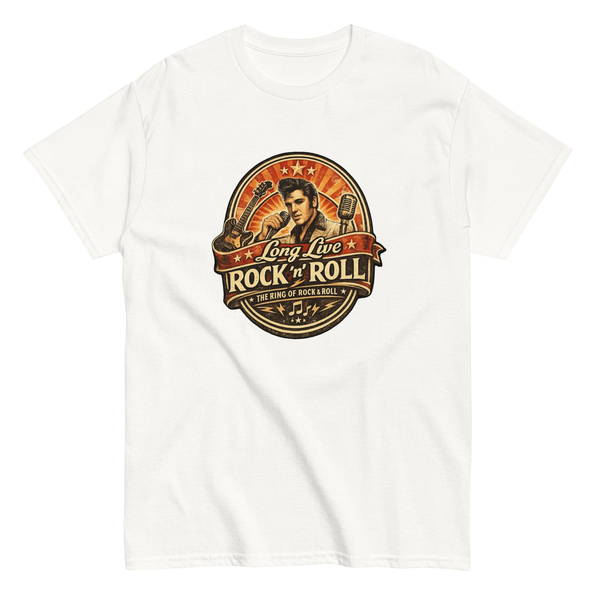 T-Shirt Vintage Elvis Presley – The King of Rock ’n’ Roll - Tshirt Vintage Factory
