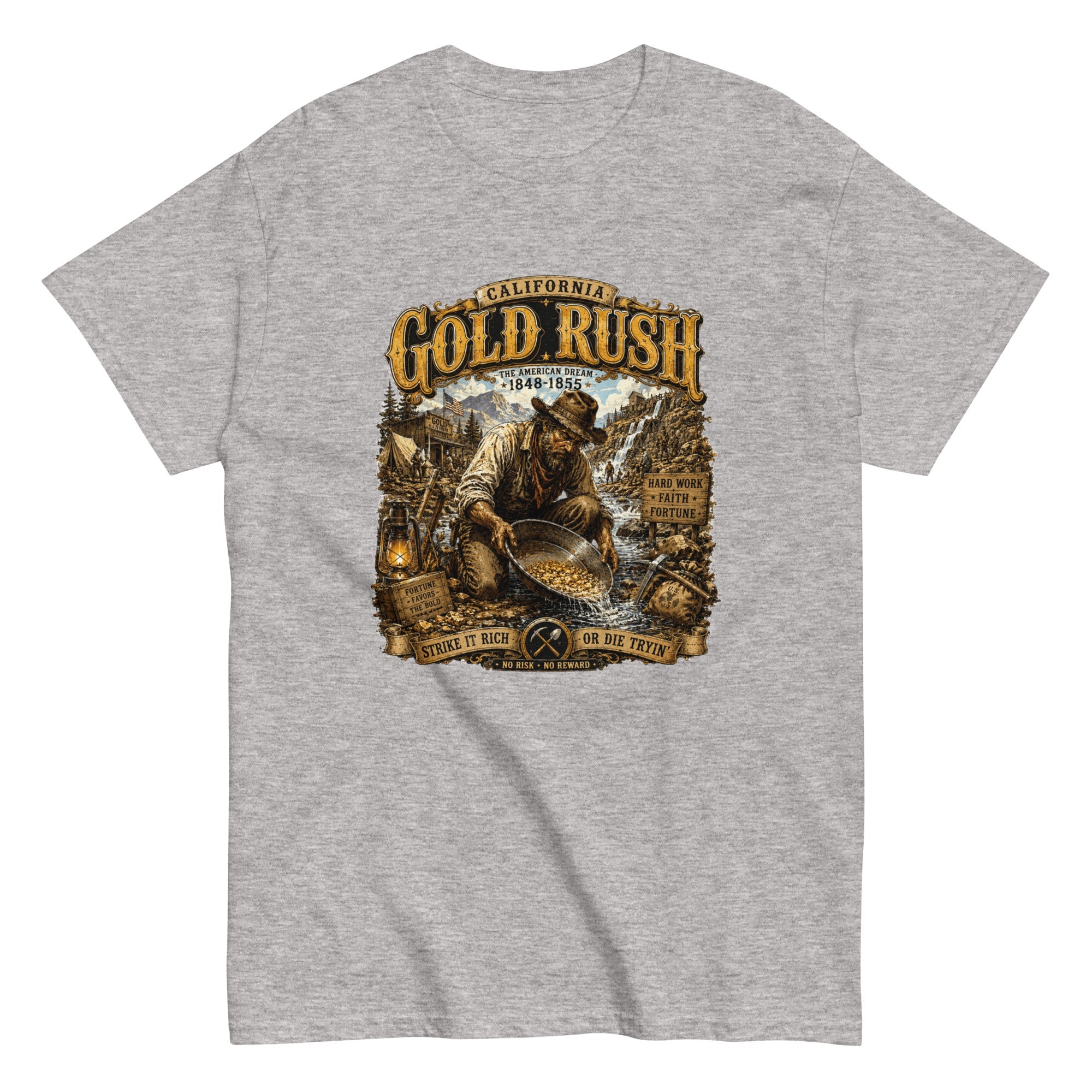 t-shirt vintage “Gold Rush” - Tshirt Vintage Factory