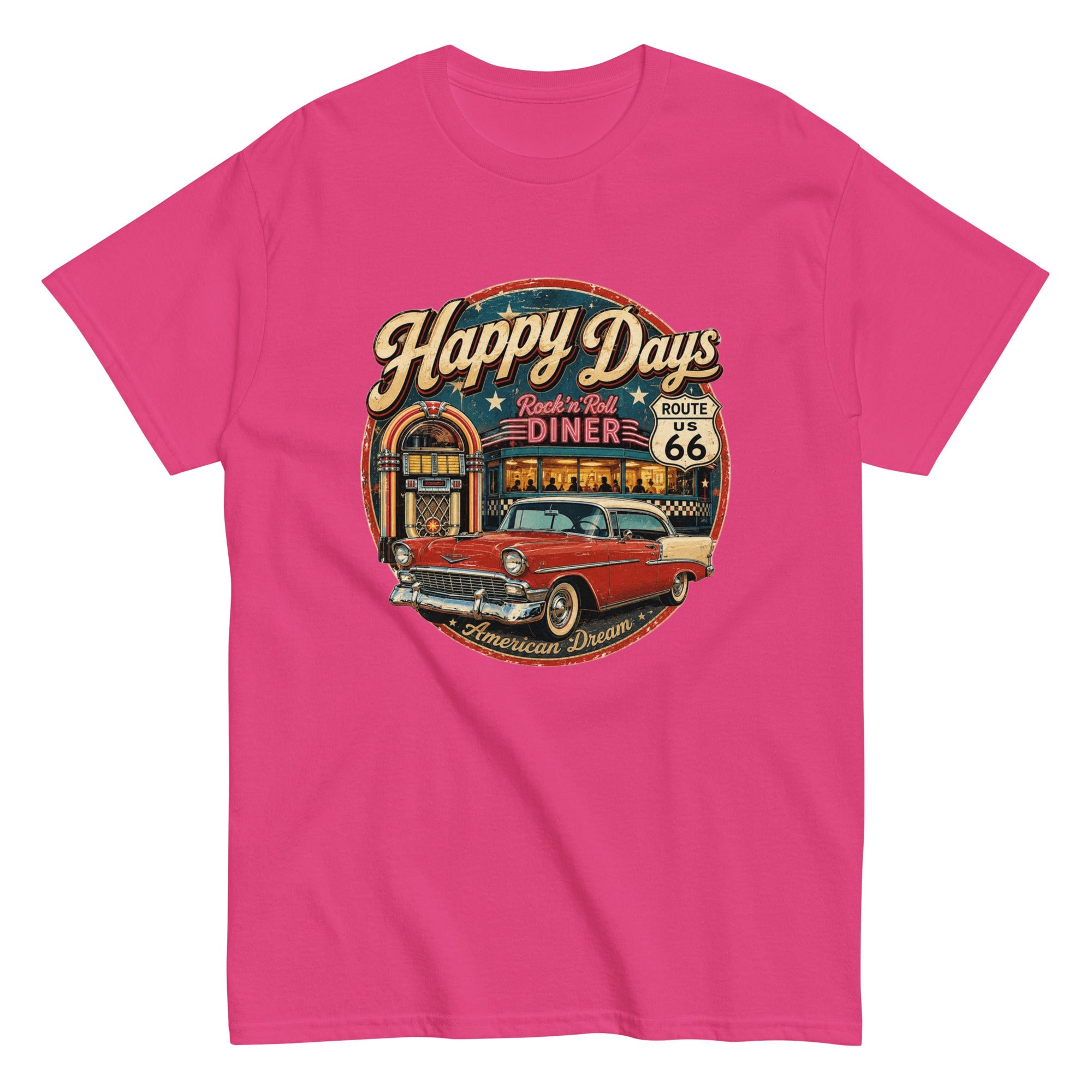 T-shirt vintage Happy Days - Tshirt Vintage Factory