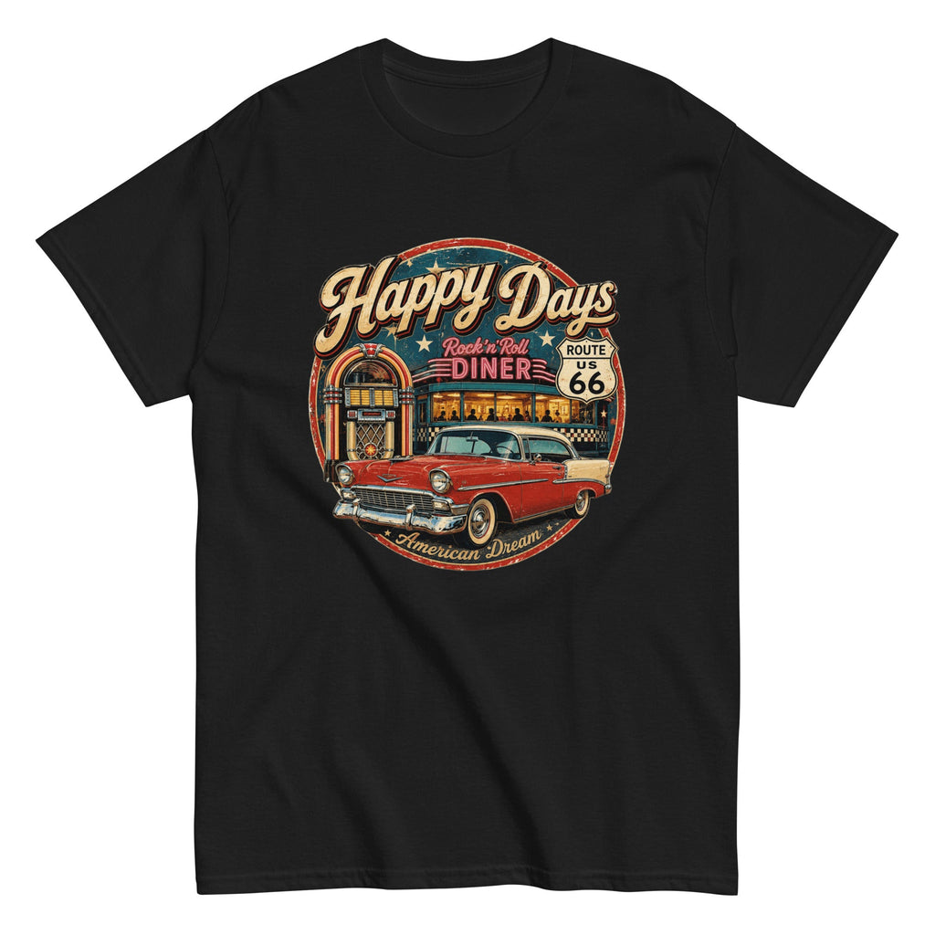 T-shirt vintage Happy Days - Tshirt Vintage Factory