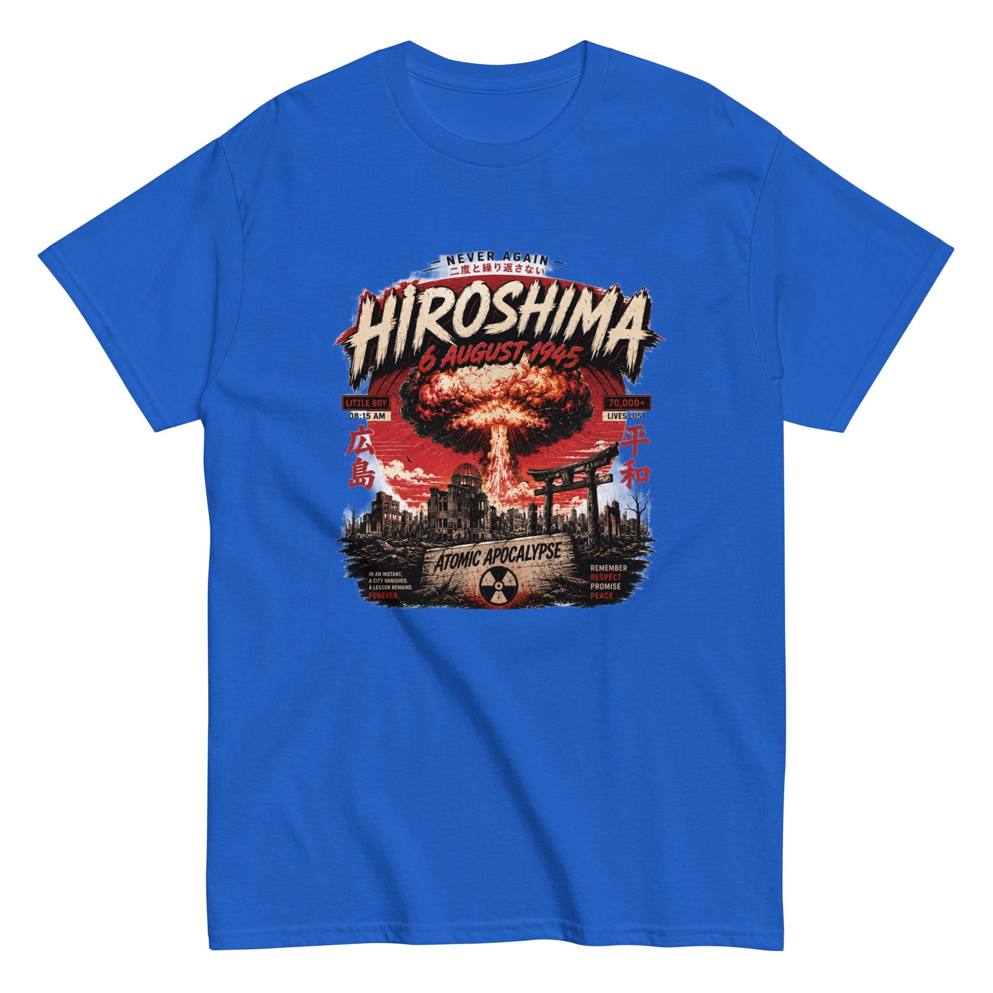 t-shirt vintage Hiroshima Atomic Apocalypse - Tshirt Vintage Factory