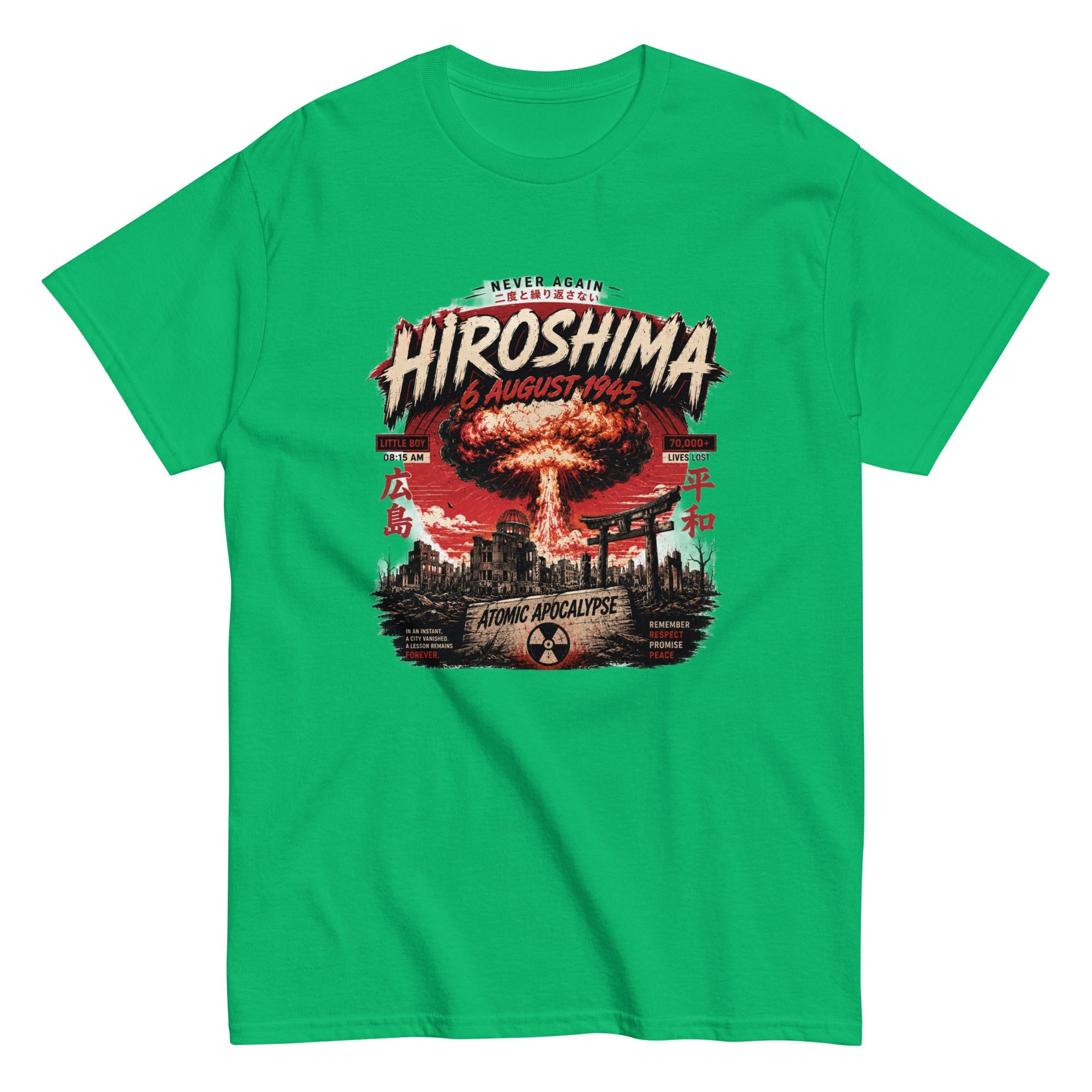 t-shirt vintage Hiroshima Atomic Apocalypse - Tshirt Vintage Factory