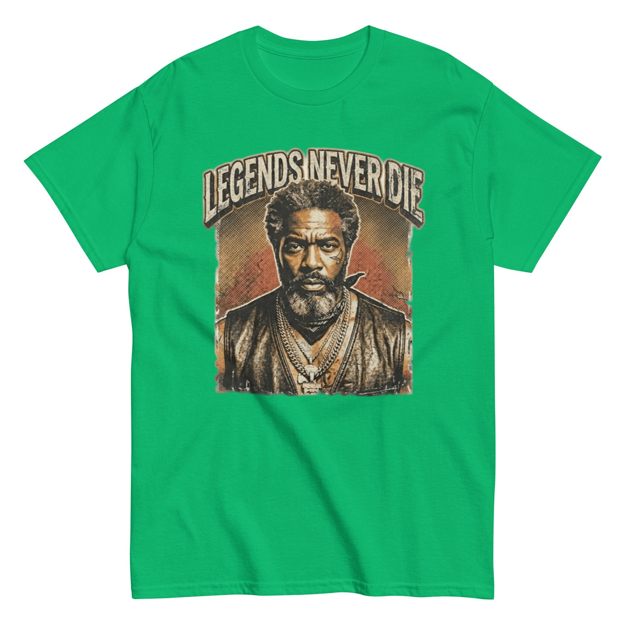 T-shirt vintage Légende Never Die : L'Empreinte de l'Immortalité - Tshirt Vintage Factory