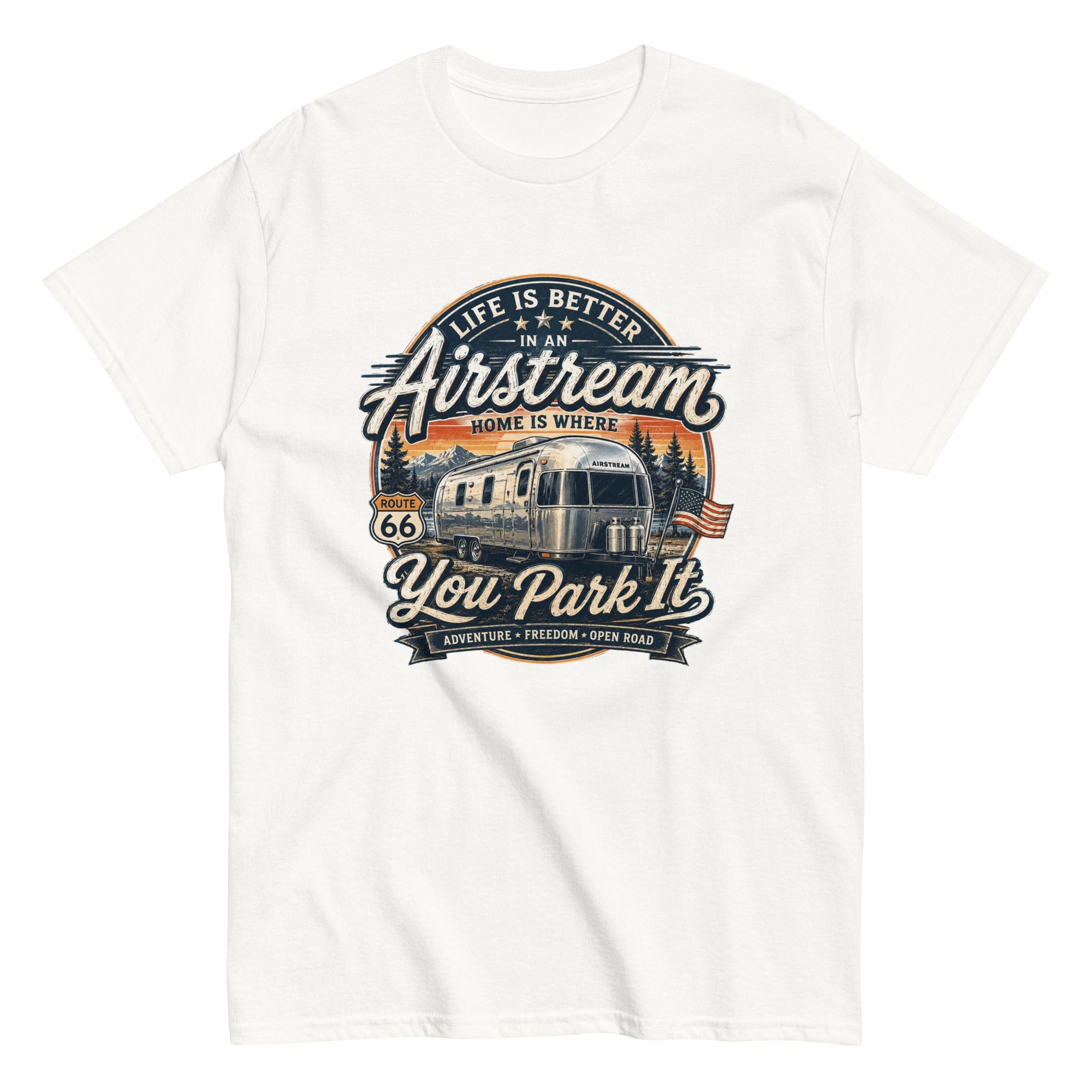 T-Shirt Vintage Life Is Better In An Airstream – Route 66 - Tshirt Vintage Factory