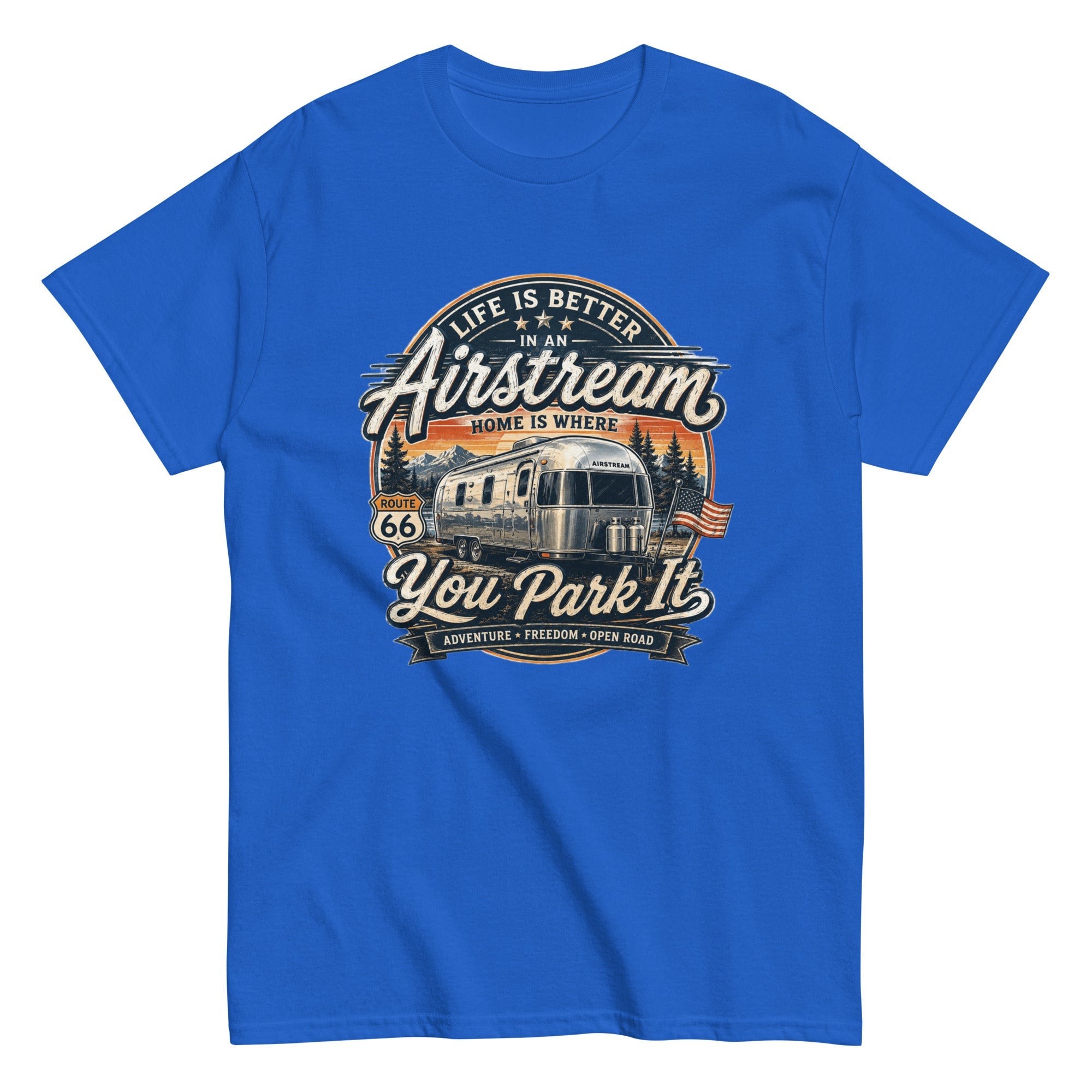 T-Shirt Vintage Life Is Better In An Airstream – Route 66 - Tshirt Vintage Factory