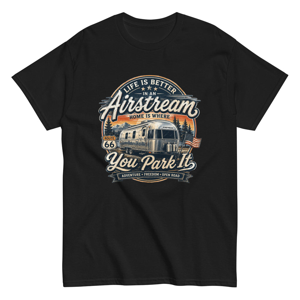 T-Shirt Vintage Life Is Better In An Airstream – Route 66 - Tshirt Vintage Factory