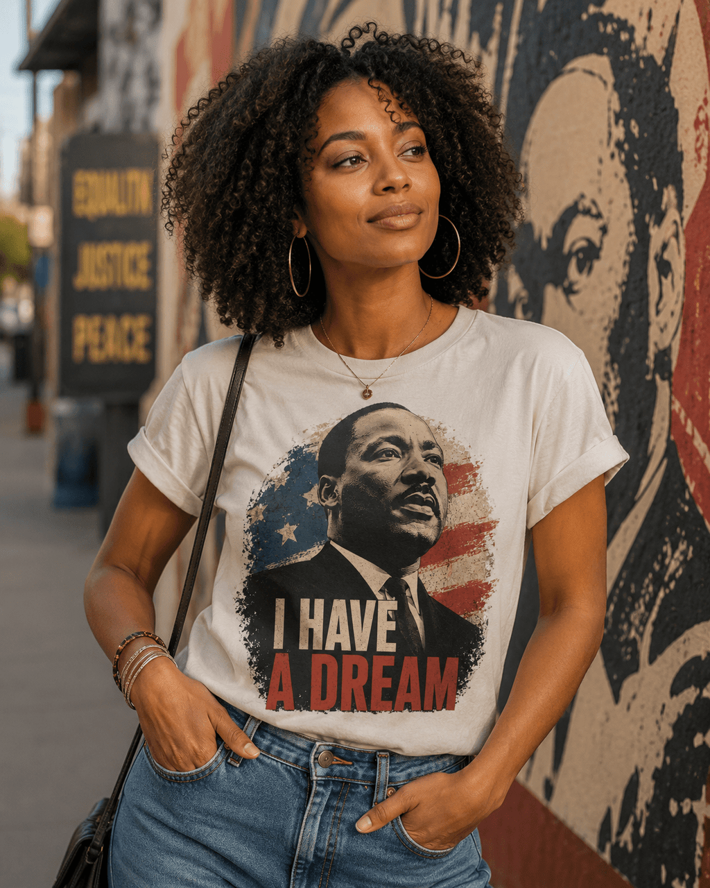 T-shirt Vintage Martin Luther King – I Have a Dream - Tshirt Vintage Factory