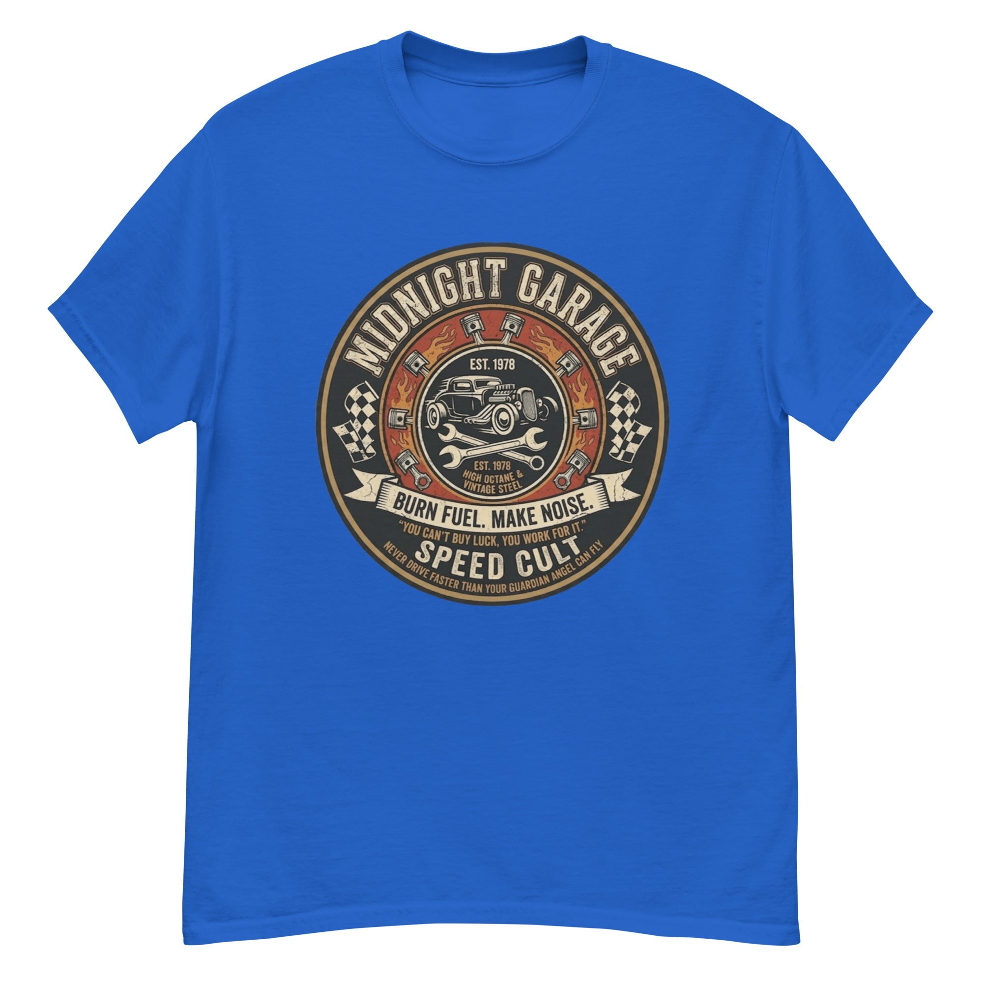 T-Shirt Vintage Midnight Garage - Tshirt Vintage Factory