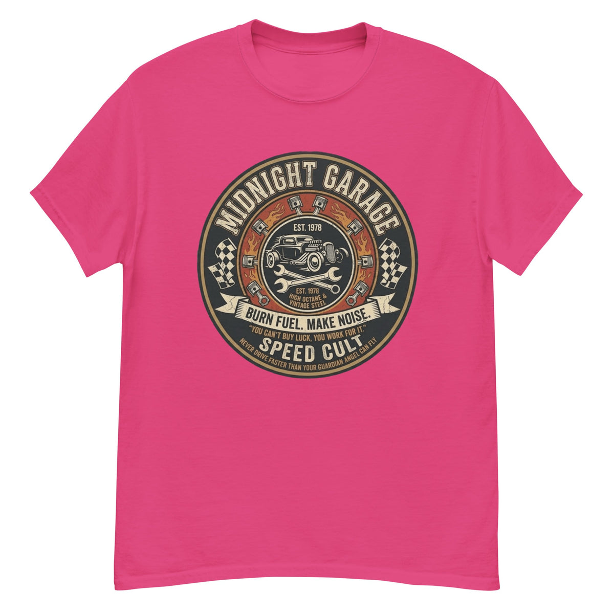 T-Shirt Vintage Midnight Garage - Tshirt Vintage Factory