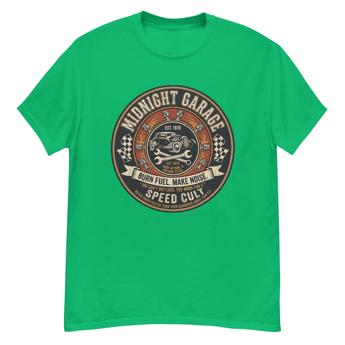 T-Shirt Vintage Midnight Garage - Tshirt Vintage Factory