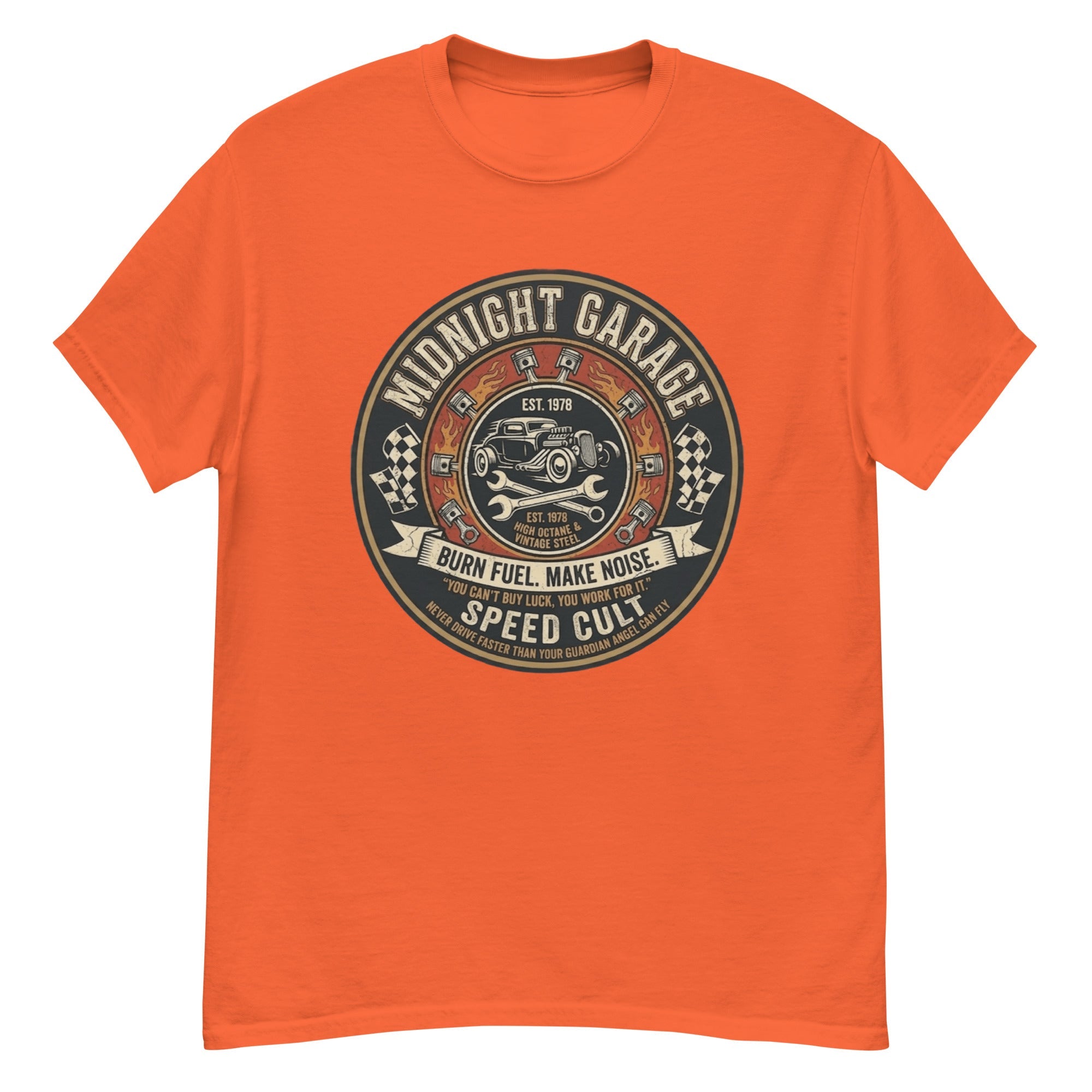 T-Shirt Vintage Midnight Garage - Tshirt Vintage Factory