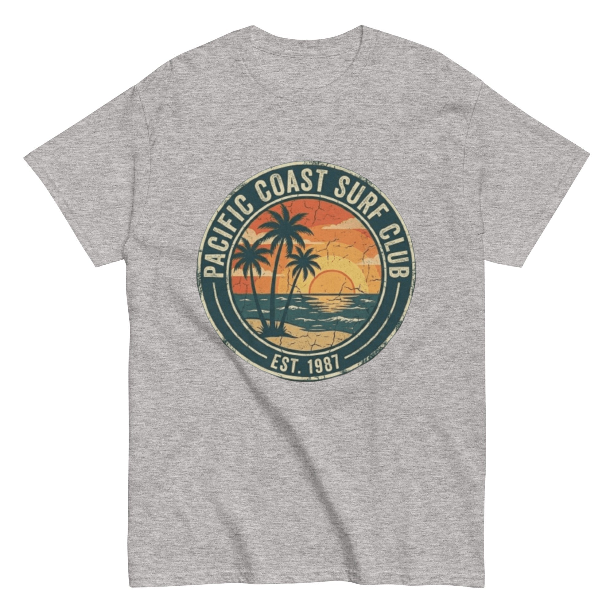T-shirt vintage Pacific Coast Surf Club – L'Esprit de 1987 - Tshirt Vintage Factory