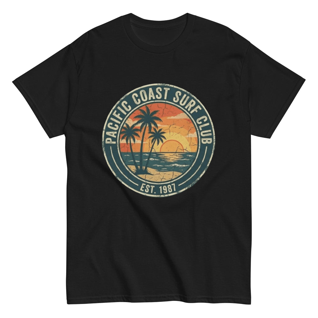 T-shirt vintage Pacific Coast Surf Club – L'Esprit de 1987 - Tshirt Vintage Factory