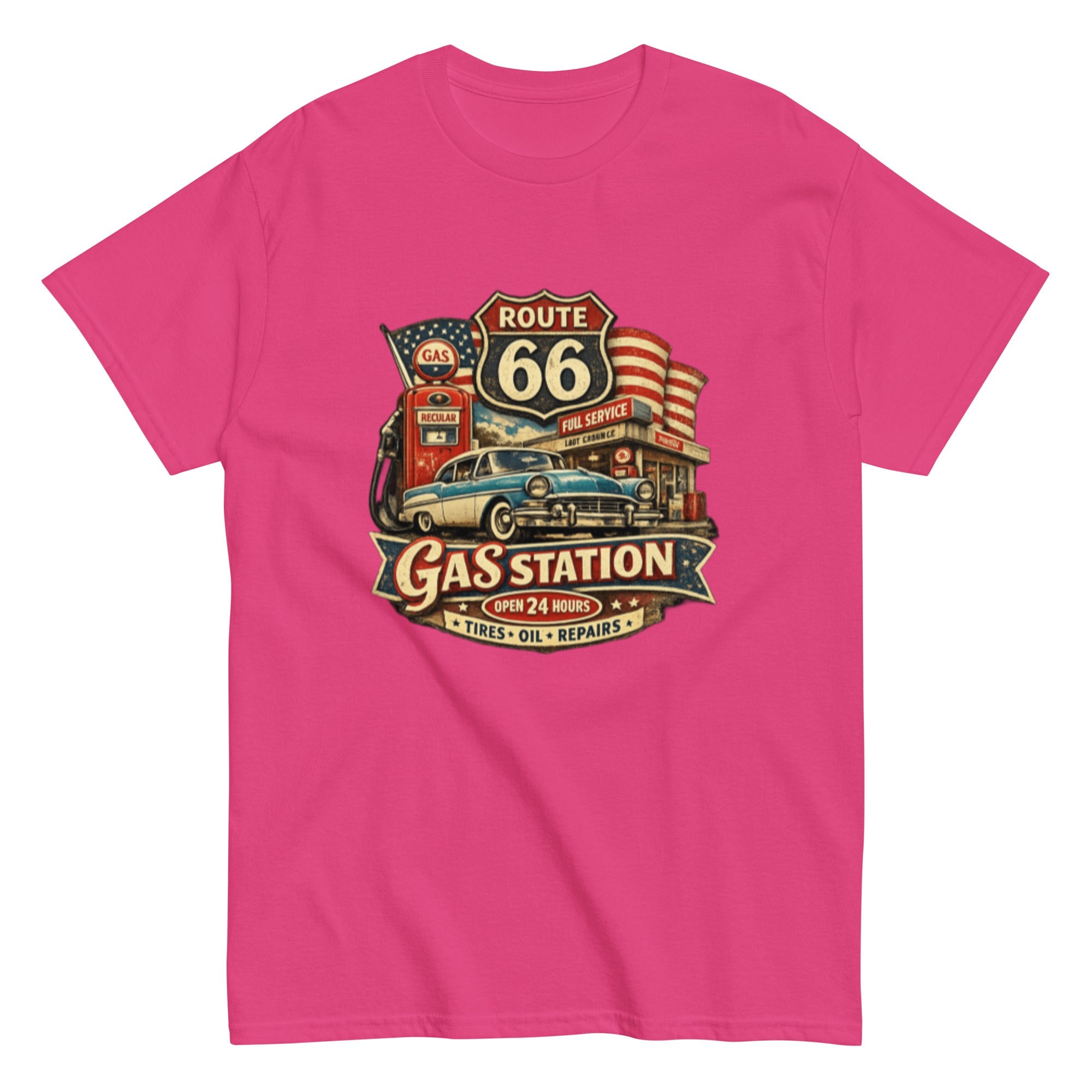 T-shirt vintage Route 66 - Tshirt Vintage Factory